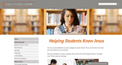 Desktop Screenshot of everystudentleader.com