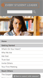 Mobile Screenshot of everystudentleader.com